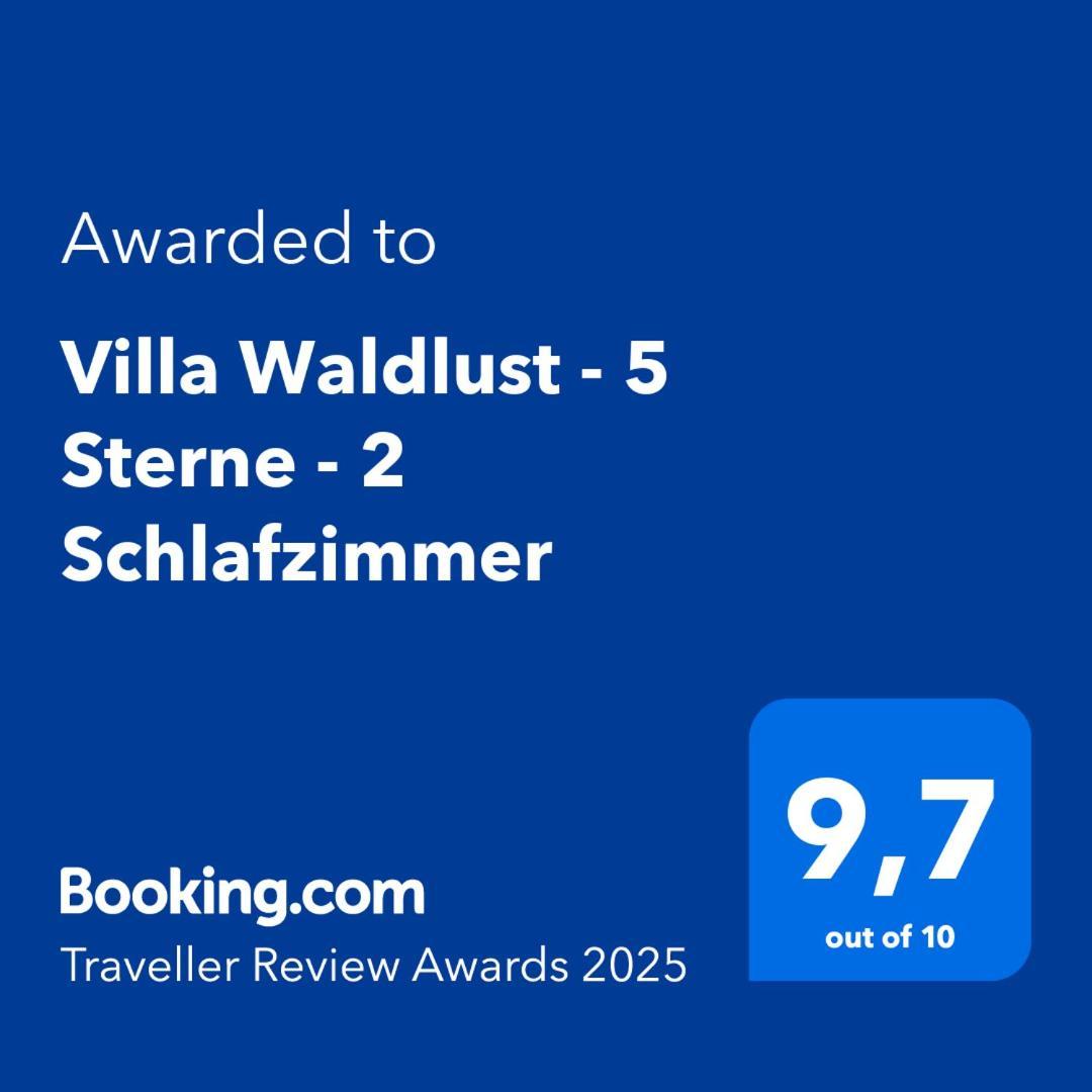 Villa Waldlust - 5 Sterne - 2 Schlafzimmer クアオルト・オイビン エクステリア 写真